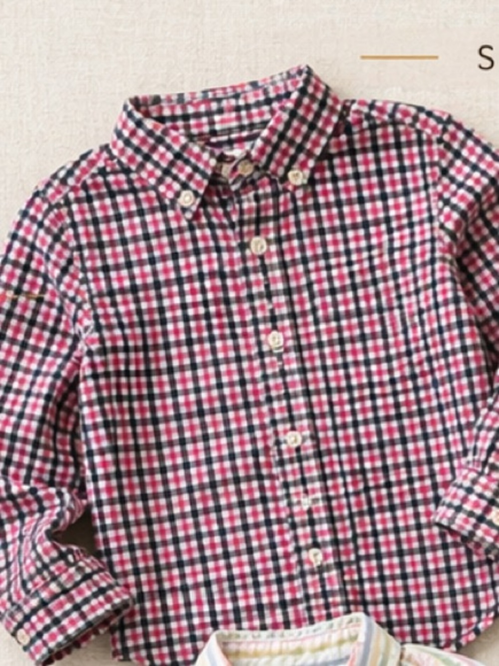 Boys 2T Button Down Shirt Bundle | Preppy Classic Styles | Crewcuts, Carter’s - Picture 3 of 6